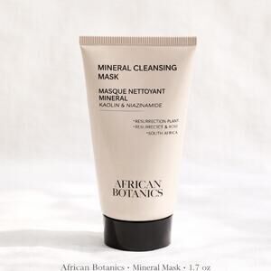 African Botanics Mineral Cleansing Mask Kaolin Niacinamide 1.7oz New